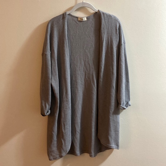 Ginger G Tops - Ginger G Waffle Cardigan Size 2X